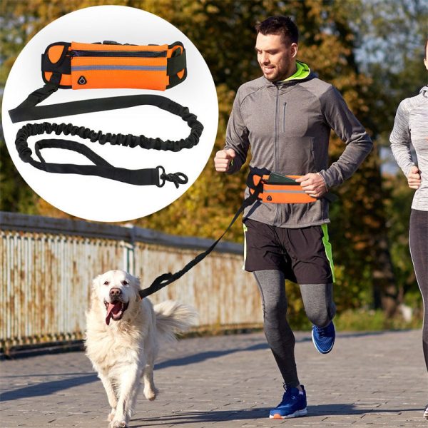 Deluxe Hands-Free Dog Leash Waist Attachment Deluxe Hands-Free Dog Leash Waist Attachment