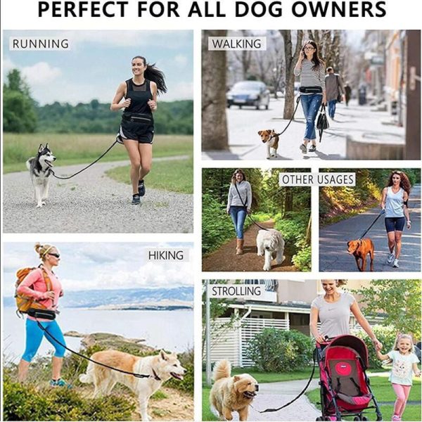 Deluxe Hands-Free Dog Leash Waist Attachment Deluxe Hands-Free Dog Leash Waist Attachment