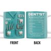 Dentist Nutritional Facts, Serving Size 1 Awesome Dentist - Personalized Custom Coffee Mug - GRAD313_MG