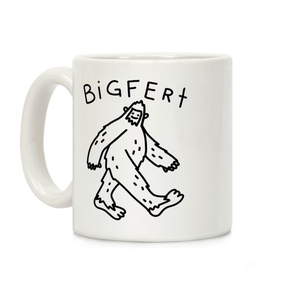 Derpy Bigfert Sasquatch Coffee Mug Derpy Bigfert Sasquatch Coffee Mug