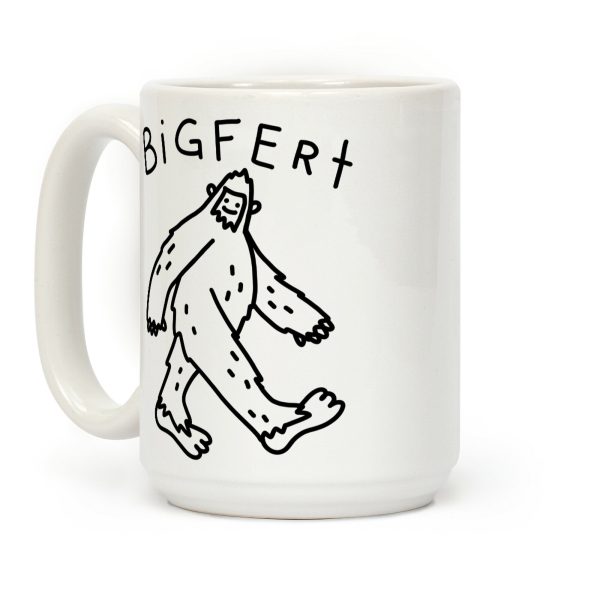 Derpy Bigfert Sasquatch Coffee Mug Derpy Bigfert Sasquatch Coffee Mug