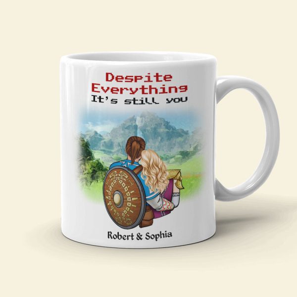 Despite Everything, It's Still You, Gift For Couple, Personalized Couple Hugging Mug, Couple Gift, Gift For Gamer 02QHTI030723HH Despite Everything, It's Still You, Gift For Couple, Personalized Couple Hugging Mug, Couple Gift, Gift For Gamer 02QHTI030723HH