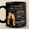 Destiny Made Us A Couple But Love Made Us Forever Together - Couple Personalized Custom Black Mug - Gift For Husband Wife, Anniversary Destiny Made Us A Couple But Love Made Us Forever Together - Couple Personalized Custom Black Mug - Gift For Husband Wife, Anniversary