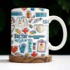 Devotion And Care, Comfort And Hope, Medical Icons - Personalized Custom Coffee Mug - DOC029_MG