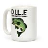 D.I.L.F. Damn I Love Fishing Coffee Mug D.I.L.F. Damn I Love Fishing Coffee Mug