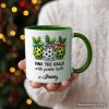Dink The Halls with Pickle Balls Personalized Mug, Funny Christmas Gift with Custom Name Dink The Halls with Pickle Balls Personalized Mug, Funny Christmas Gift with Custom Name