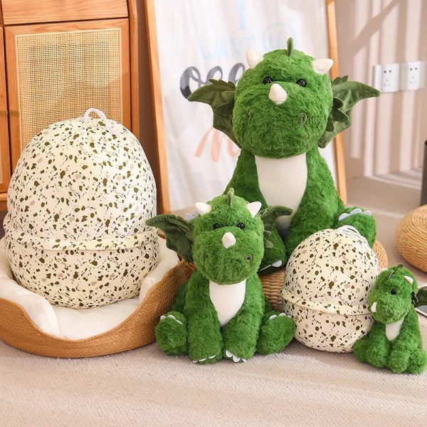 Dinosaur Egg Plush: Transforming Dino Toys for Kids' Comfort & Fun