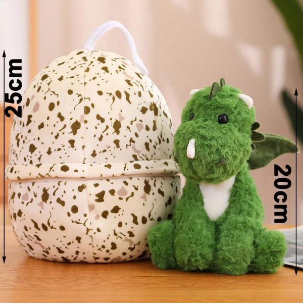 Dinosaur Egg Plush: Transforming Dino Toys for Kids' Comfort & Fun