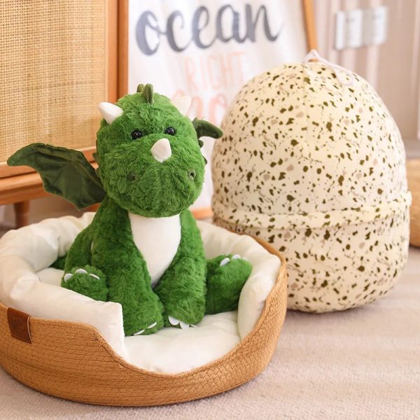 Dinosaur Egg Plush: Transforming Dino Toys for Kids' Comfort & Fun