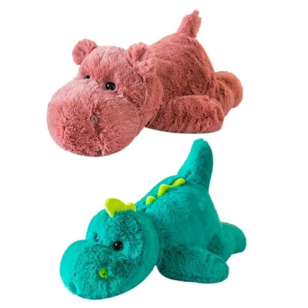Dinosaur Hippo Weighted Plush Toy - Soft, Adorable Gift for Kids