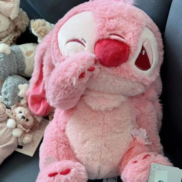 Disney Pink Stitch Sakura Plush Toy - Kawaii Room Decor & Gift