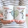 Distance Means So Little - Personalized Couple Mug Set - Gift For Couple Distance Means So Little - Personalized Couple Mug Set - Gift For Couple