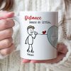 Distance Means So Little - Personalized Couple Mug Set - Gift For Couple Distance Means So Little - Personalized Couple Mug Set - Gift For Couple