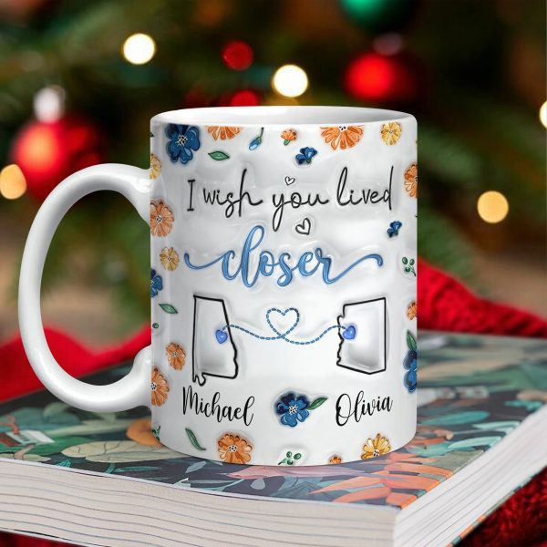 Distance Means So Little When Someone Means So Much - Personalized 3D Mug LM32 895003 Distance Means So Little When Someone Means So Much - Personalized 3D Mug LM32 895003
