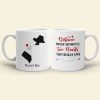 Distance Never Separates Two Hearts That Really Care Personalized Couple Mug, Gift For Couple