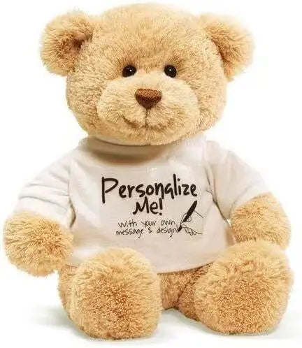 DIY Teddy Bear with Blank White T Shirt 11 Inch DIY Teddy Bear with Blank White T Shirt 11 Inch