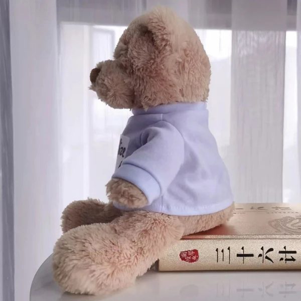 DIY Teddy Bear with Blank White T Shirt 11 Inch DIY Teddy Bear with Blank White T Shirt 11 Inch