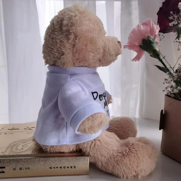DIY Teddy Bear with Blank White T Shirt 11 Inch DIY Teddy Bear with Blank White T Shirt 11 Inch
