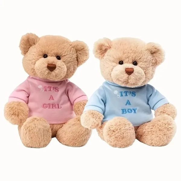 DIY Teddy Bear with Blank White T Shirt 11 Inch DIY Teddy Bear with Blank White T Shirt 11 Inch