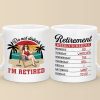 Do Not Disturb, This Is My Weekly Schedule - Personalized Custom Mug - Appreciation, Retirement Gift For Coworkers, Work Friends, Colleagues, Family Members