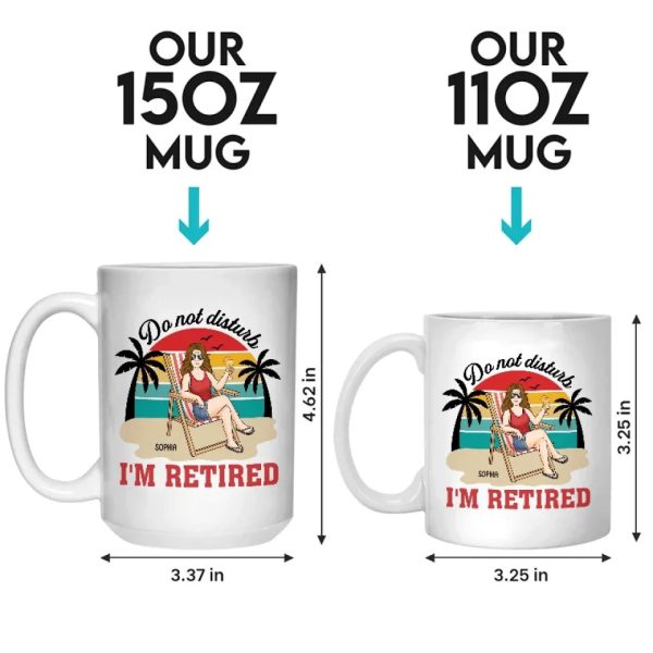Do Not Disturb, This Is My Weekly Schedule - Personalized Custom Mug - Appreciation, Retirement Gift For Coworkers, Work Friends, Colleagues, Family Members