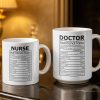 Doctor Nutritional Facts Dedicated Healthcare Hero - Personalized Custom Coffee Mug - DOC092_MG