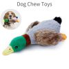 Dog Chew Toys Cute Plush Duck Sound Toy Stuffed Squeaky Animal Squeak