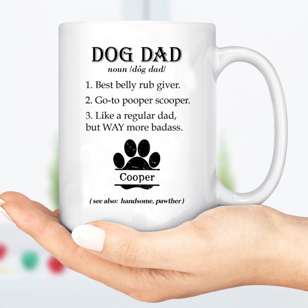 Dog Dad Custom Mug H229 Dog Dad Custom Mug H229