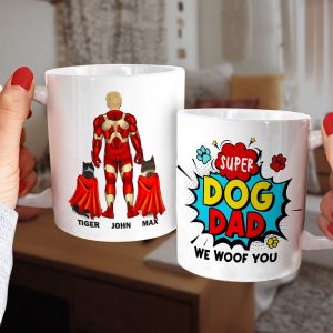 Dog Dad DR-WHM-03NATN210423TM-01 Personalized Coffee Mug