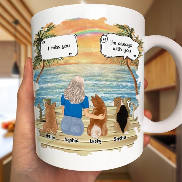 Dog Dad Forever In My Heart - Memorial Gift For Dog Lovers - Personalized Mug Dog Dad Forever In My Heart - Memorial Gift For Dog Lovers - Personalized Mug