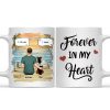 Dog Dad Forever In My Heart - Memorial Gift For Dog Lovers - Personalized Mug Dog Dad Forever In My Heart - Memorial Gift For Dog Lovers - Personalized Mug