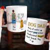 Dog Dad King Of Walks Personalized Coffee Mug DR-WHM-04nati050523