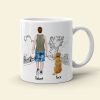 Dog Dad King Of Walks Personalized Coffee Mug DR-WHM-04nati050523