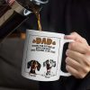 Dog Dad Thanks For Putting Up With My Sht - Personalized Mug Dog Dad Thanks For Putting Up With My Sht - Personalized Mug