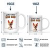 Dog Dad Thanks For Putting Up With My Sht - Personalized Mug Dog Dad Thanks For Putting Up With My Sht - Personalized Mug