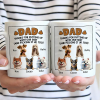 Dog Dad Thanks For Putting Up With My Sht - Personalized Mug Dog Dad Thanks For Putting Up With My Sht - Personalized Mug