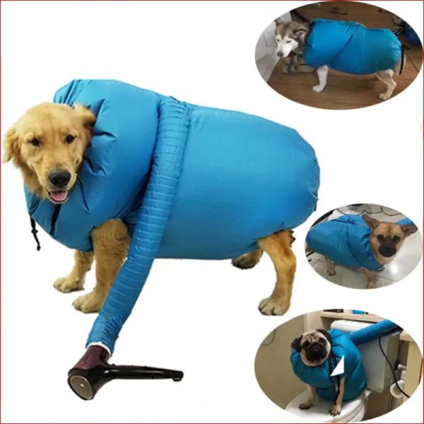 Dog dryer bag. Pet accessories. Quickly and easily dry. Dog dryer bag. Pet accessories. Quickly and easily dry.
