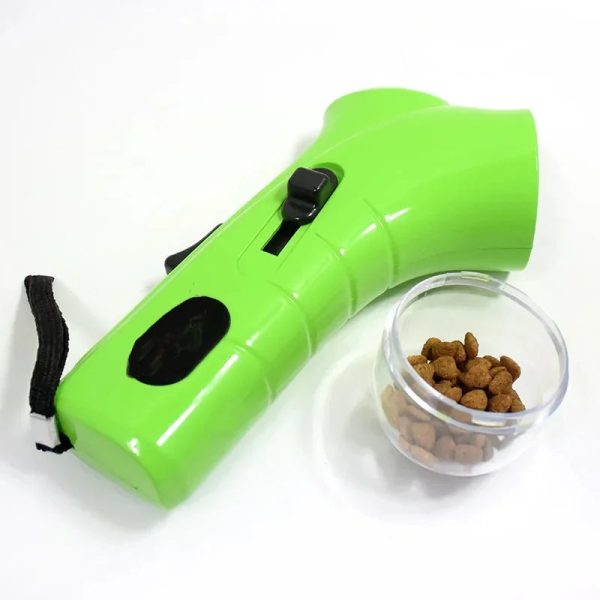 Dog Food Launcher - Interactive Pet Snack Feeder Dog Food Launcher - Interactive Pet Snack Feeder
