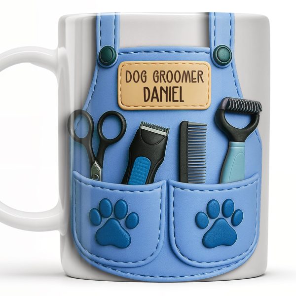 Dog Groomer Professionally Personalized Mug - Personalized Custom Coffee Mug - DOG064_MG Dog Groomer Professionally Personalized Mug - Personalized Custom Coffee Mug - DOG064_MG