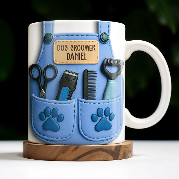 Dog Groomer Professionally Personalized Mug - Personalized Custom Coffee Mug - DOG064_MG Dog Groomer Professionally Personalized Mug - Personalized Custom Coffee Mug - DOG064_MG