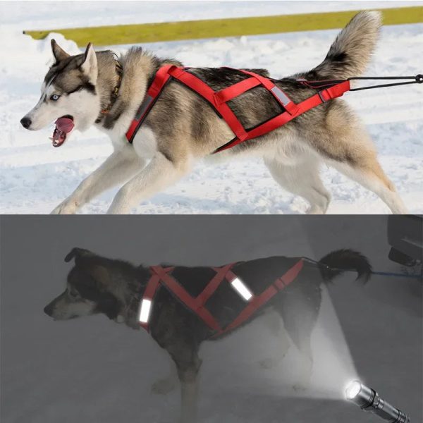 Dog Harness Mushing X Back Training Vest Dog Harness Mushing X Back Training Vest