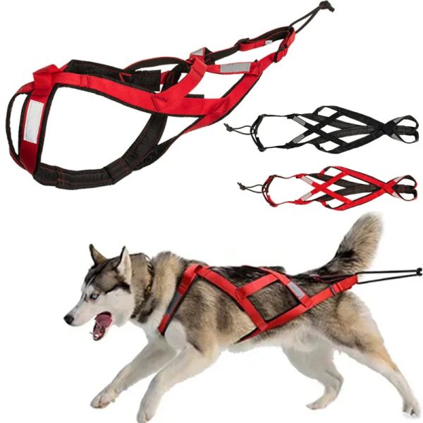 Dog Harness Mushing X Back Training Vest Dog Harness Mushing X Back Training Vest