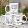 Dog Head Outline Reason I Wake Up Early In The Morning Personalized Mug Dog Head Outline Reason I Wake Up Early In The Morning Personalized Mug
