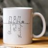 Dog Line Art Gift For Dog Lovers - Personalized Mug Dog Line Art Gift For Dog Lovers - Personalized Mug