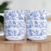 Dog Lover Toile De Jouy French Style - Personalized Mug