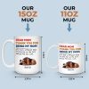 Dog Mom For Life - Dog Personalized Custom Mug - Gift For Pet Owners, Pet Lovers