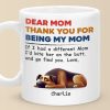 Dog Mom For Life - Dog Personalized Custom Mug - Gift For Pet Owners, Pet Lovers