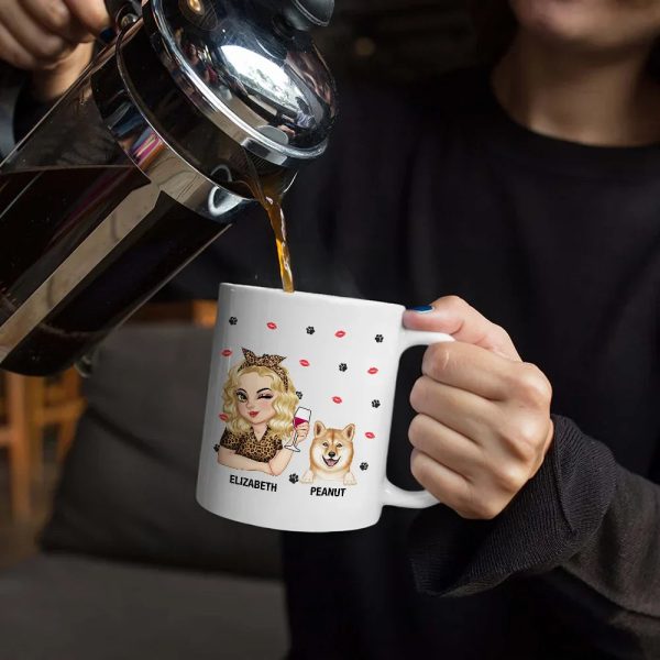 Dog Mom Not Like A Regular Mom - Personalized Mug Dog Mom Not Like A Regular Mom - Personalized Mug