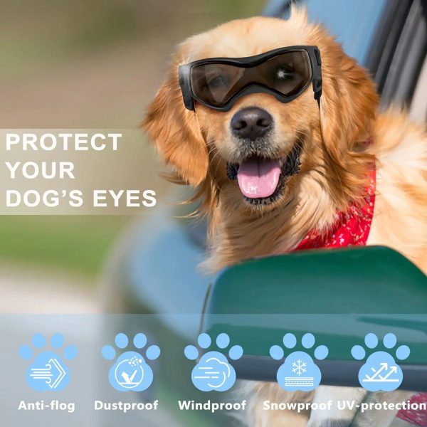 Dog Sunglasses for Small Dogs - UV Protection Eyewear for Pets
