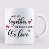 Dogs Colorful Tree Couple Built A Life Personalized Coffee Mug Dogs Colorful Tree Couple Built A Life Personalized Coffee Mug